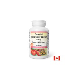 Apple Cider Vinegar/ Ябълков оцет 500 mg х 90 капсули Natural Factors