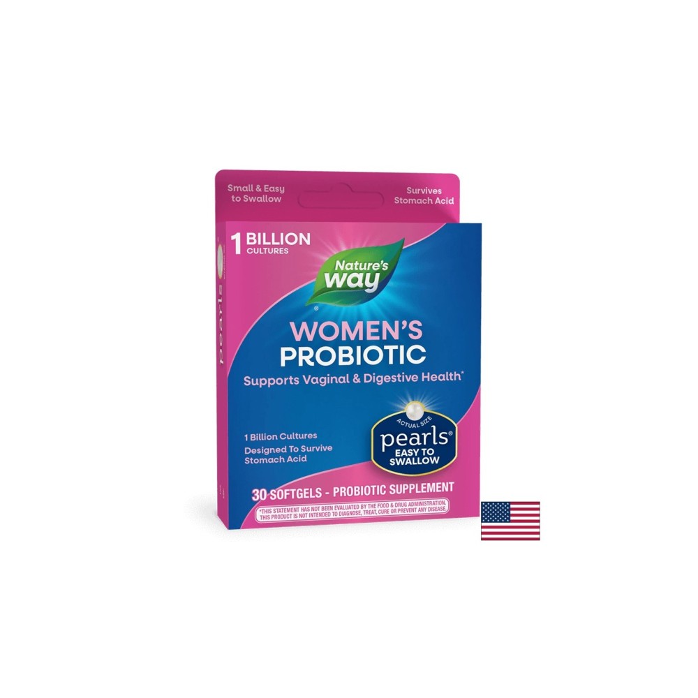Pearls® Probiotic Women`s/ Пърлс® Пробиотик за жени 1 млрд. активни пробиотиици х 30 софтгел капсули