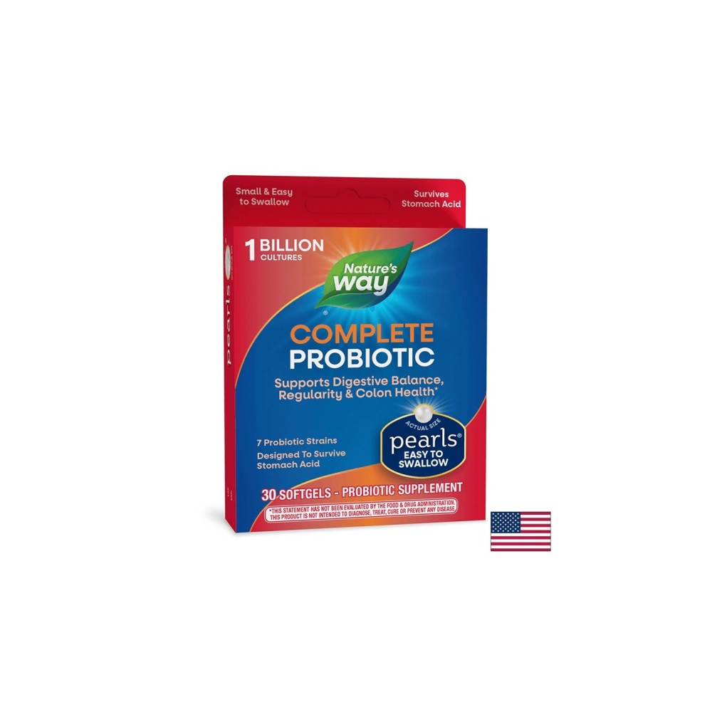 Probiotic Pearls Complete Digestive Health / Пробиотик за добро храносмилане,  30 софтгел капсули Nature’s Way