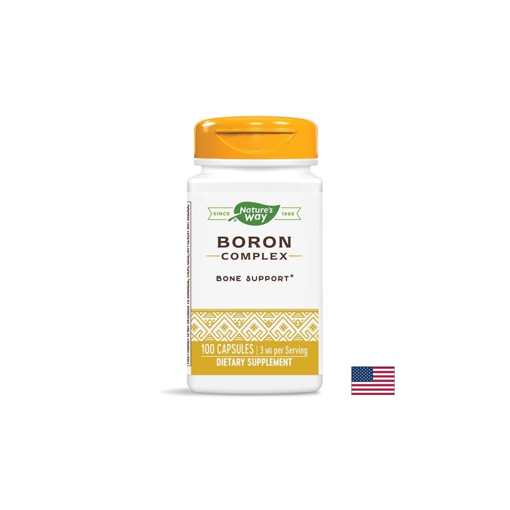 Boron Complex/ Бор 3 mg х 100 капсули Nature’s Way Boron Complex/ Бор 3 mg х 100 капсули Nature’s Way