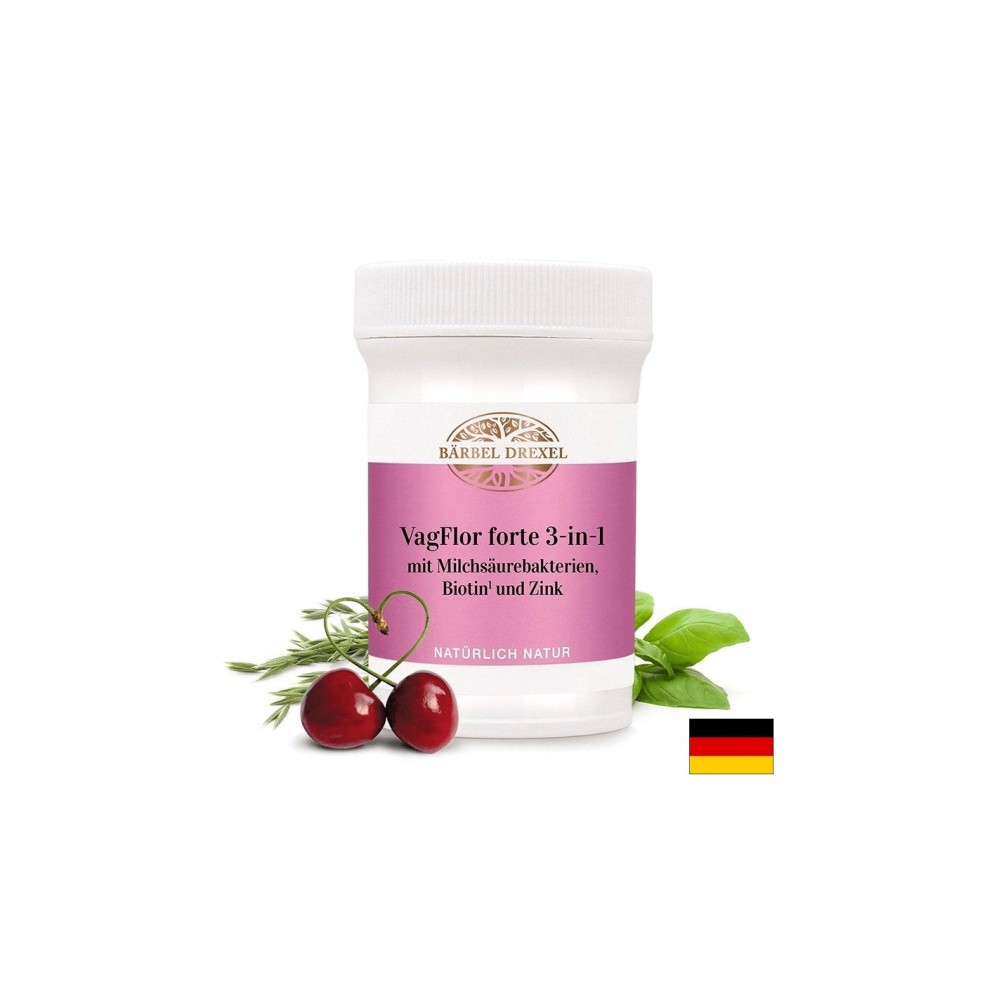 Формула за вагиналната флора - Пробиотична смес, биотин, цинк и билкови екстракти, 200 милиарда активни пробиотици, 30 капсули