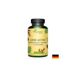 Liver Active Complex/ Билкова смес за черния дроб, 90 капсули, 100 Vegan Vegavero