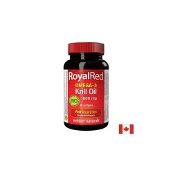 Omega-3 Krill Oil RoyalRed®/ Омега-3 Крил масло 1000 mg x 30 софтгел капсули Webber Naturals