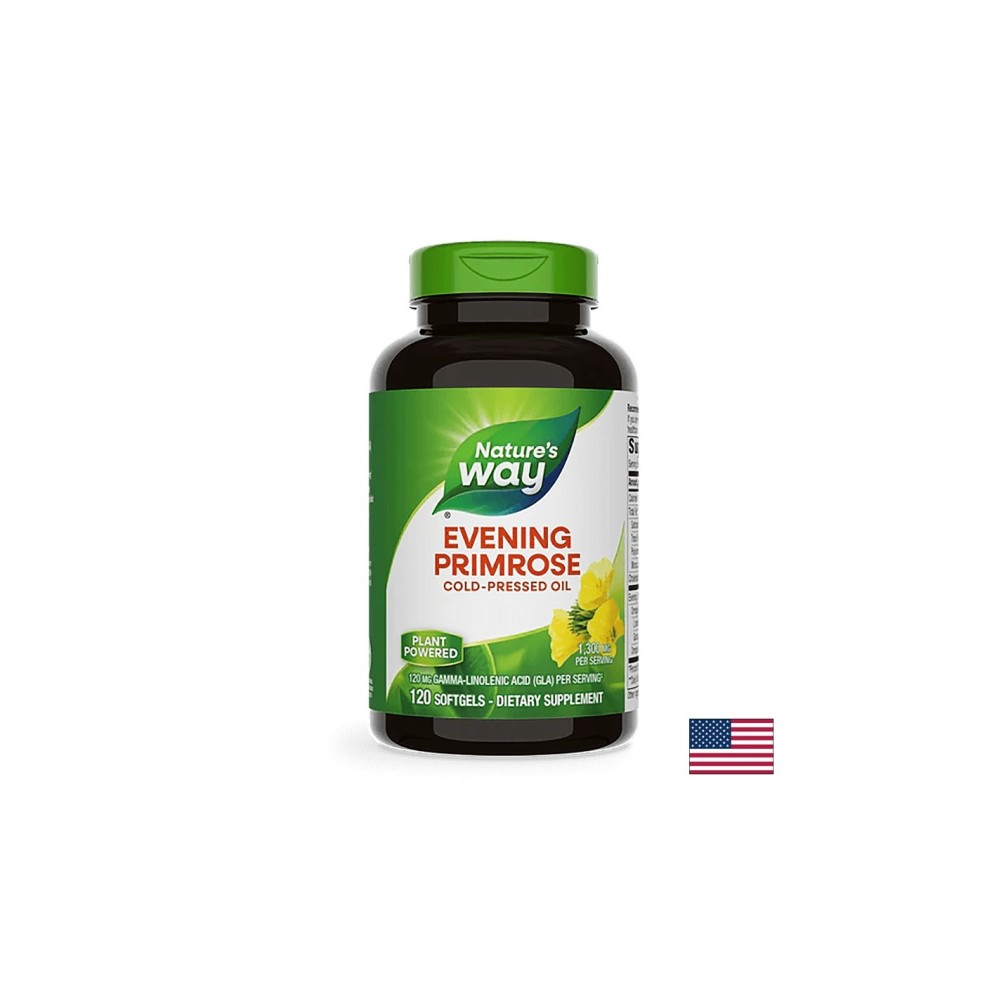 Evening Primrose 10% GLA / Вечерна иглика 1300 mg х 120 софтгел капсули Nature’s Way
