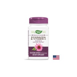 Echinacea & Vitamin C/ Ехинацея & Витамин C х 100 капсули Nature’s Way