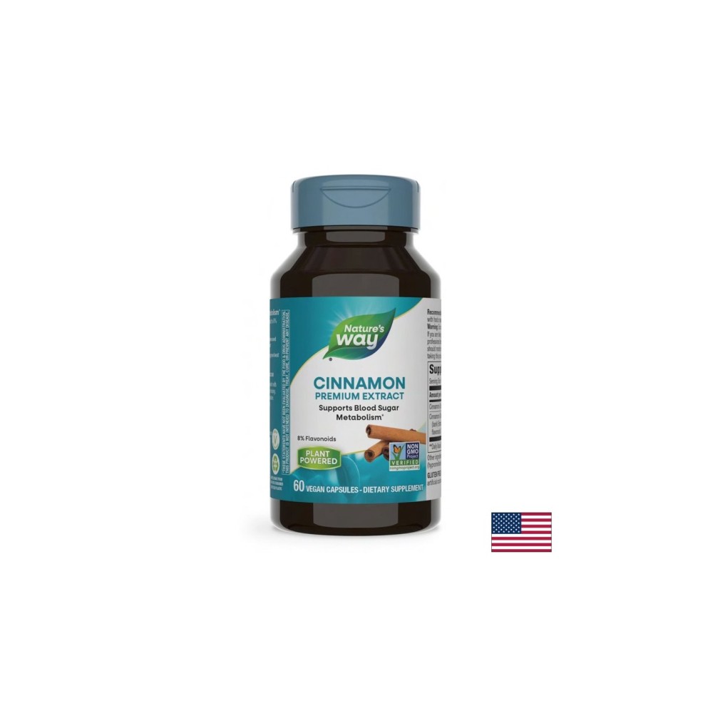 Cinnamon/ Канела 500 mg х 60 капсули Nature’s Way