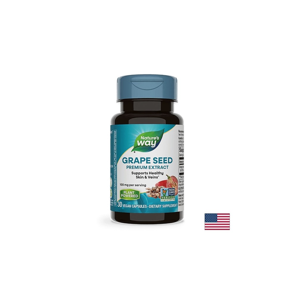 Grape Seed with Vitamin C/ Гроздово семе с Витамин С х 30 капсули Nature’s Way Grape Seed with Vitamin C/ Гроздово семе с Витамин С х 30 капсули Nature’s Way