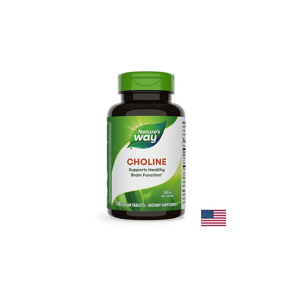 Choline/ Холин 500 mg х 100 таблетки Nature’s Way Choline/ Холин 500 mg х 100 таблетки Nature’s Way