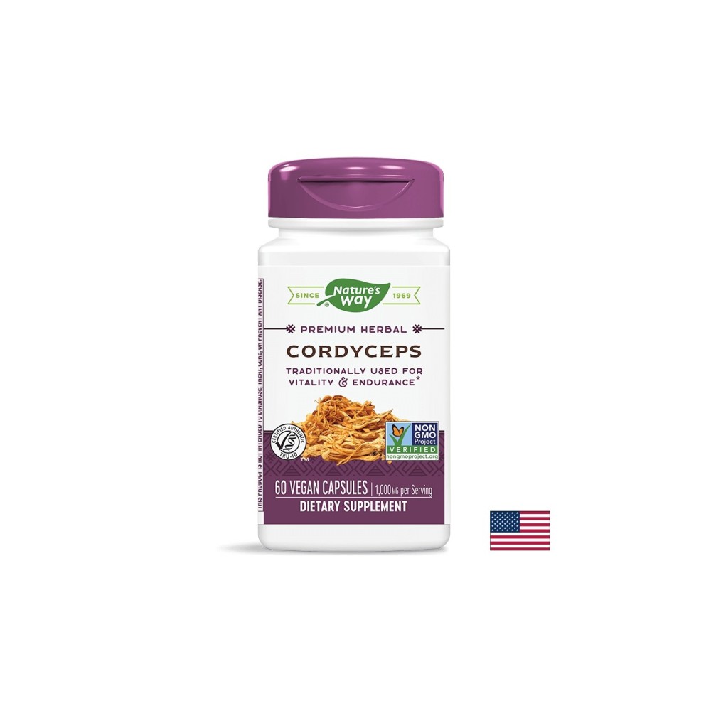 Cordyceps/ Кордицепс 500 mg х 60 капсули Nature’s Way Cordyceps/ Кордицепс 500 mg х 60 капсули Nature’s Way