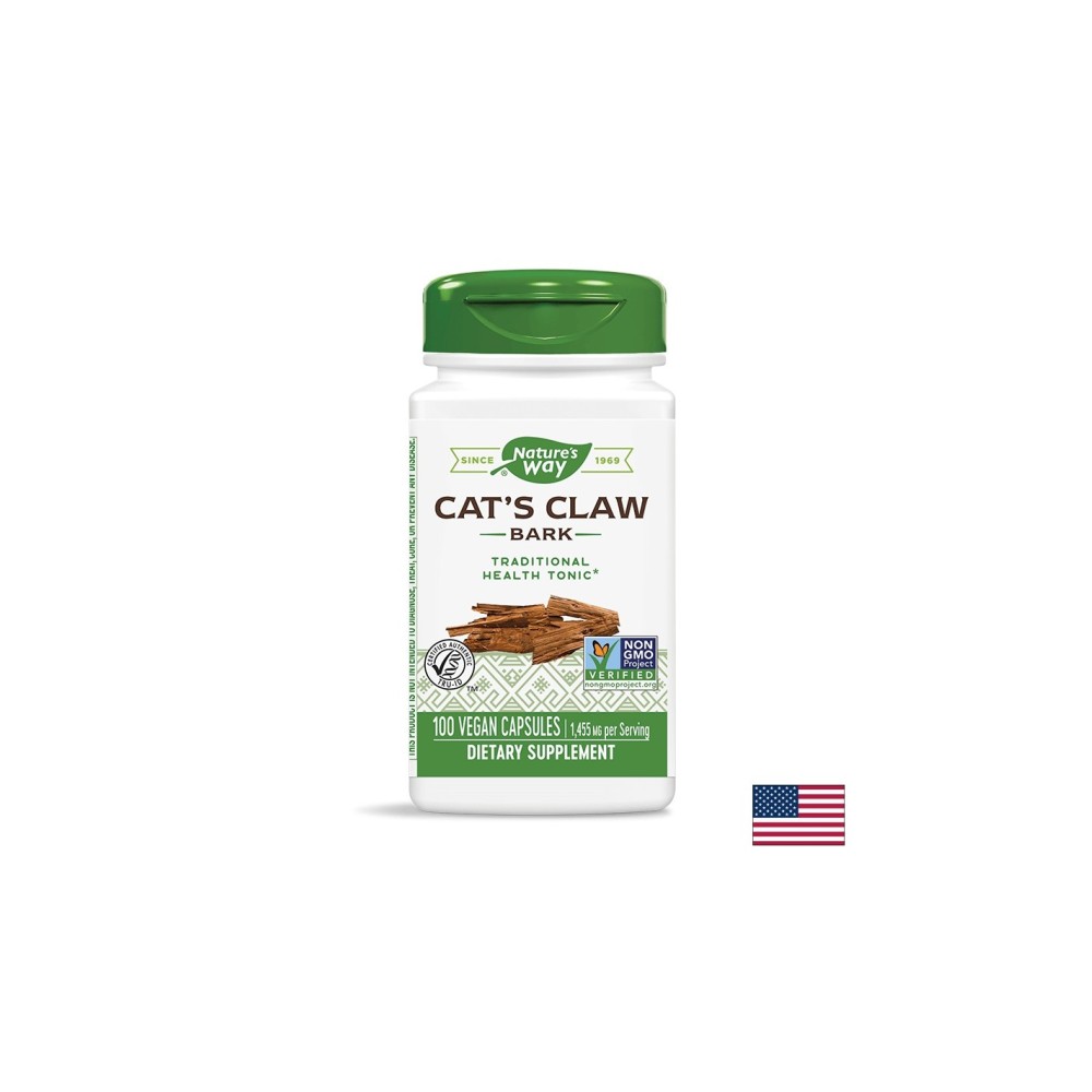 Cat`s Claw Bark/ Котешки нокът (кора) 485 mg х 100 капсули Nature’s Way Cat`s Claw Bark/ Котешки нокът (кора) 485 mg х 100 капсули Nature’s Way