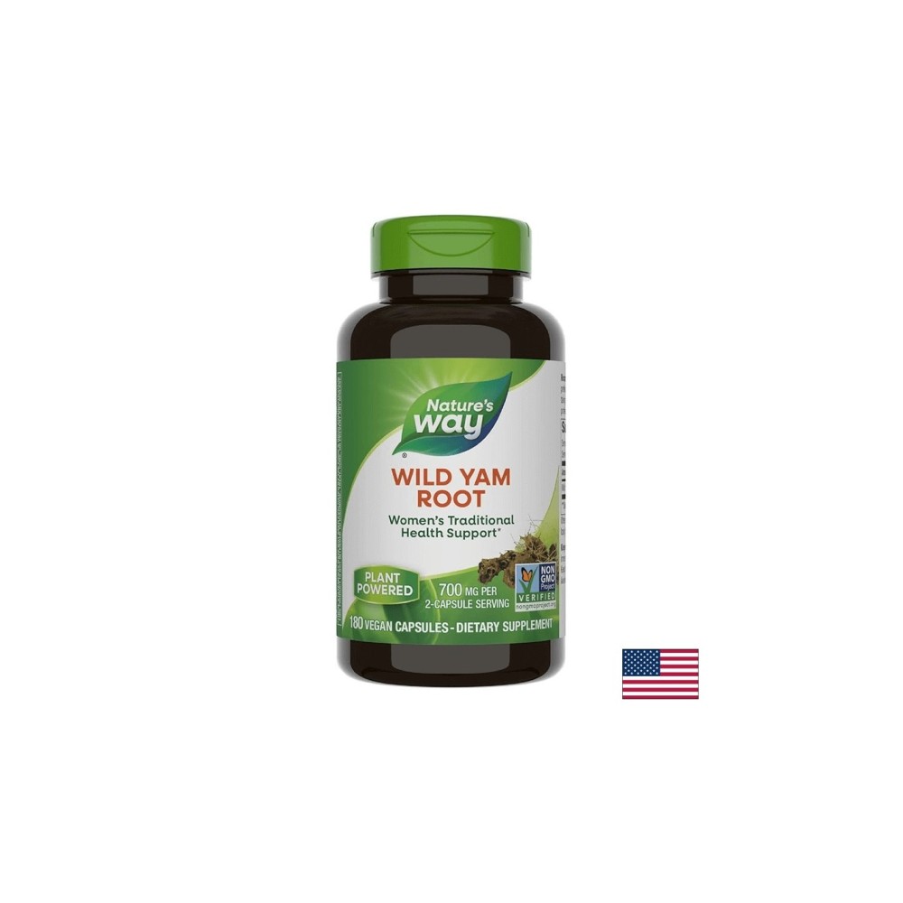 Wild Yam Root/ Див Ям (корен) 425 mg x 180 капсули Nature’s Way