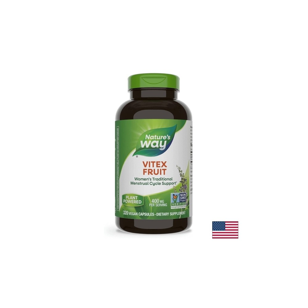 Vitex Fruit/ Витекс (плод) 400 mg x 320 капсули Nature’s Way Vitex Fruit/ Витекс (плод) 400 mg x 320 капсули Nature’s Way