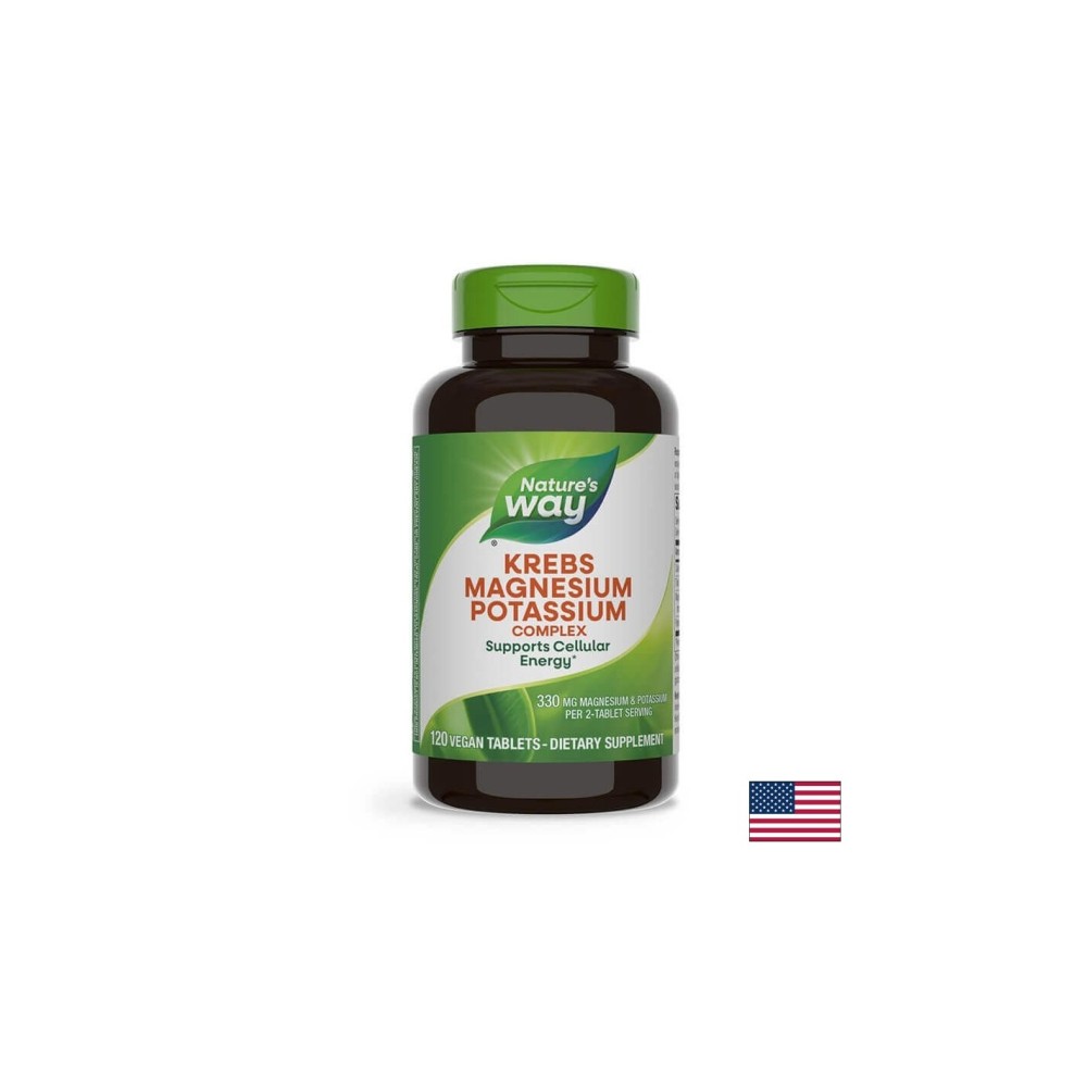 Krebs Magnesium Potassium Complex/ Магнезий и Калий (Биоактивен минерален комплекс) x 120 таблетки