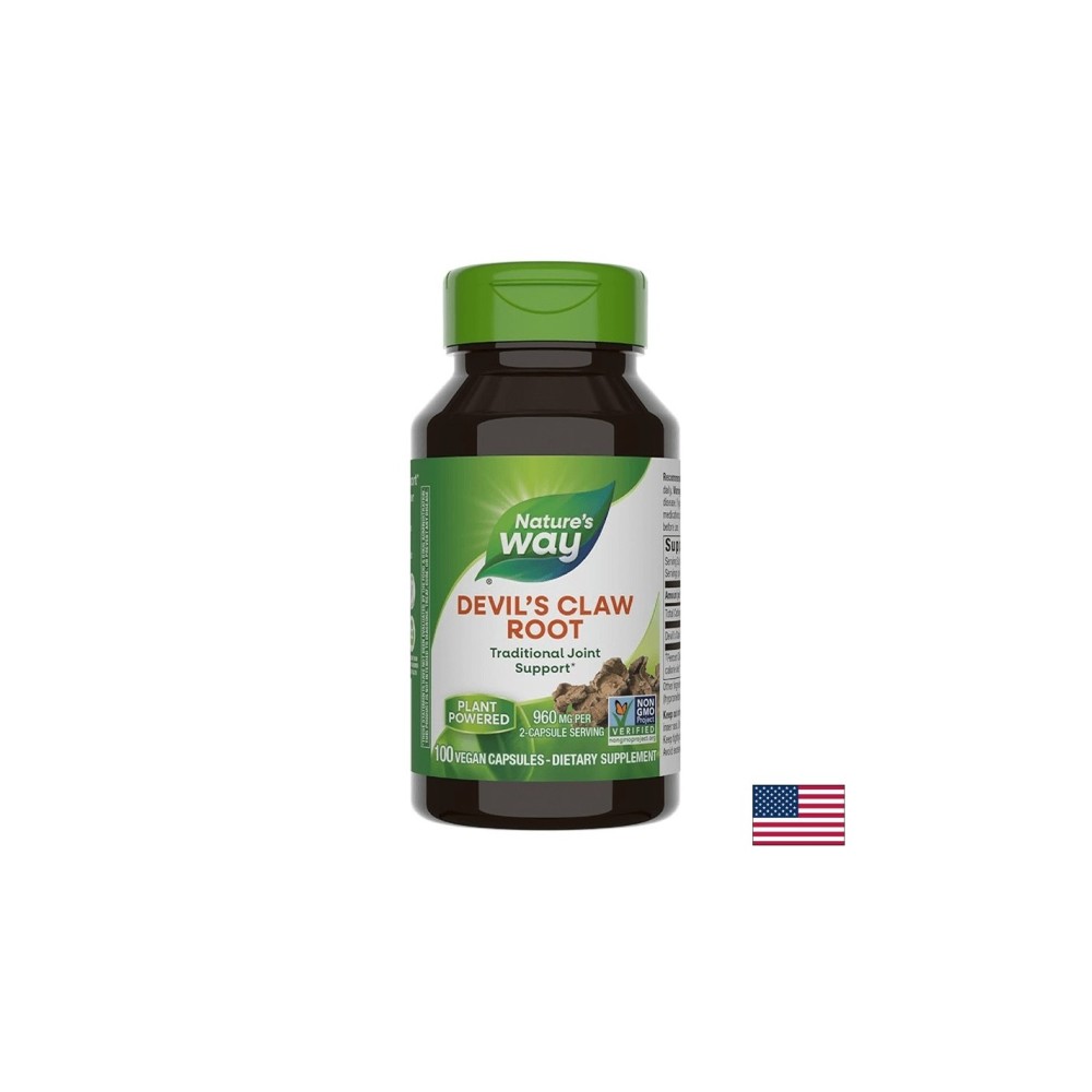 Devil`s Claw Secondary Root/ Дяволски нокът (корен) 480 mg х 100 капсули Nature’s Way Devil`s Claw Secondary Root/ Дяволски нокът (корен) 480 mg х 100 капсули Nature’s Way