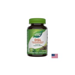 DGL - Deglycyrrhizinated Licorice Extract/ ДиДжиЕл - Деглициризиран сладник / Женско биле х 100 дъвчащи таблетки Nature’s Way