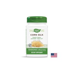 Диуретик за бъбречно здраве - Царевична коса - Corn Silk 400 mg, 100 капсули Nature’s Way