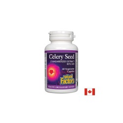 Подагра и високо кръвно налягане - Целина (семена) – Celery Seed  75 mg, 60 капсули Natural Factors