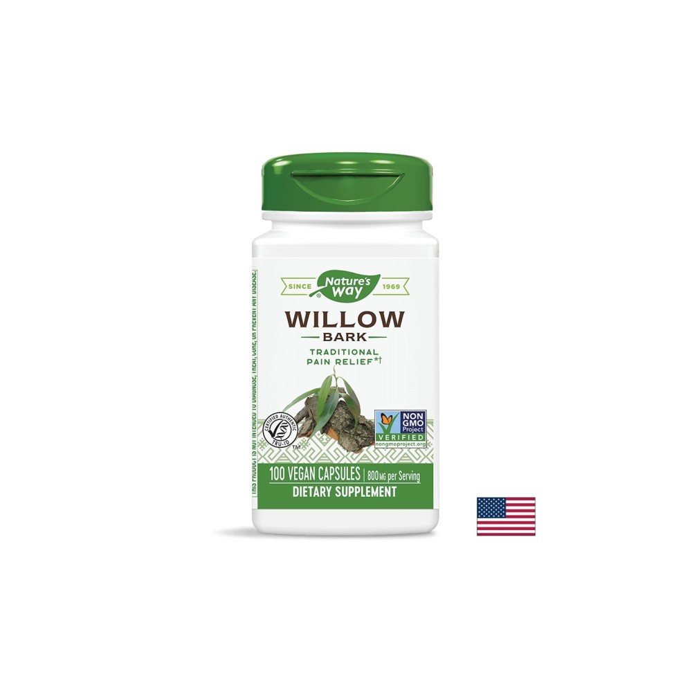 Willow Bark/ Бяла върба (кора) 400 mg x 100 капсули Nature’s Way Willow Bark/ Бяла върба (кора) 400 mg x 100 капсули Nature’s Way