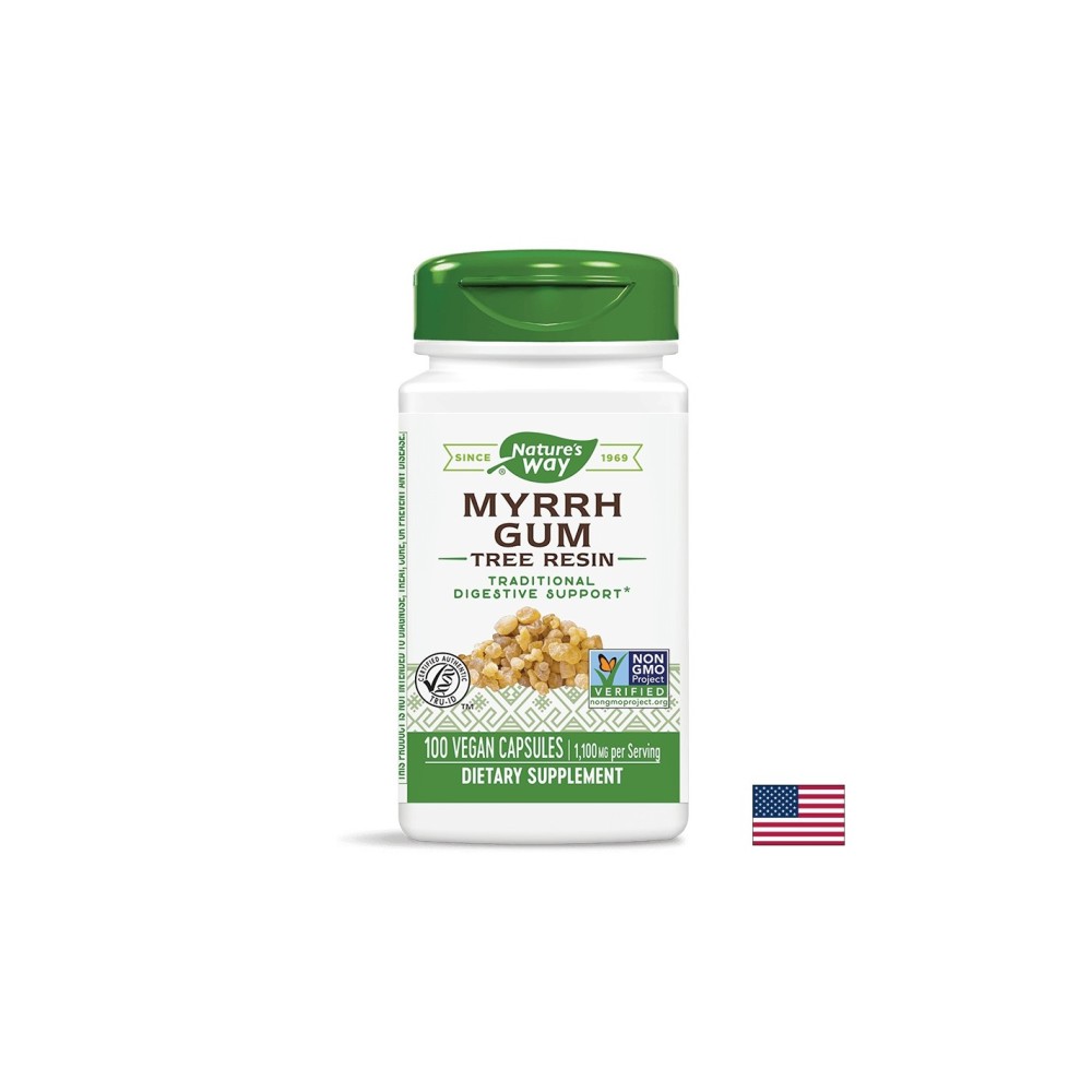 Myrrh Gum Tree Resin/ Смирна (смола) 550 mg х 100 капсули Nature’s Way Myrrh Gum Tree Resin/ Смирна (смола) 550 mg х 100 капсули Nature’s Way
