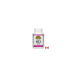 Vitamin B12/ Витамин В12 (цианокобаламин) 250 mcg х 90 таблетки Natural Factors