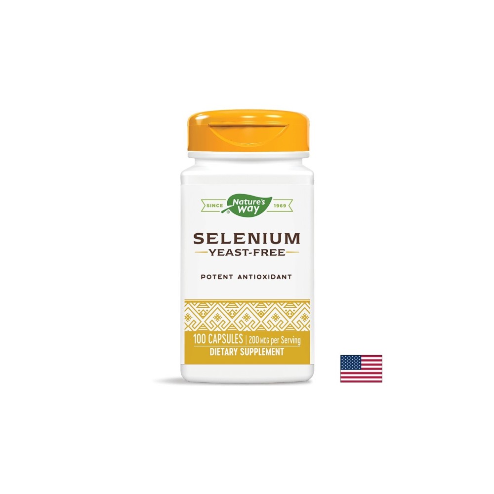 Селен - Selenium 200 mcg, 100 капсули Nature’s Way Селен - Selenium 200 mcg, 100 капсули Nature’s Way
