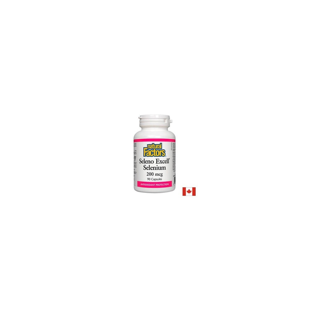 Seleno Excell Selenium/ Селен 200 µg, 90 капсули Natural Factors Seleno Excell Selenium/ Селен 200 µg, 90 капсули Natural Factors