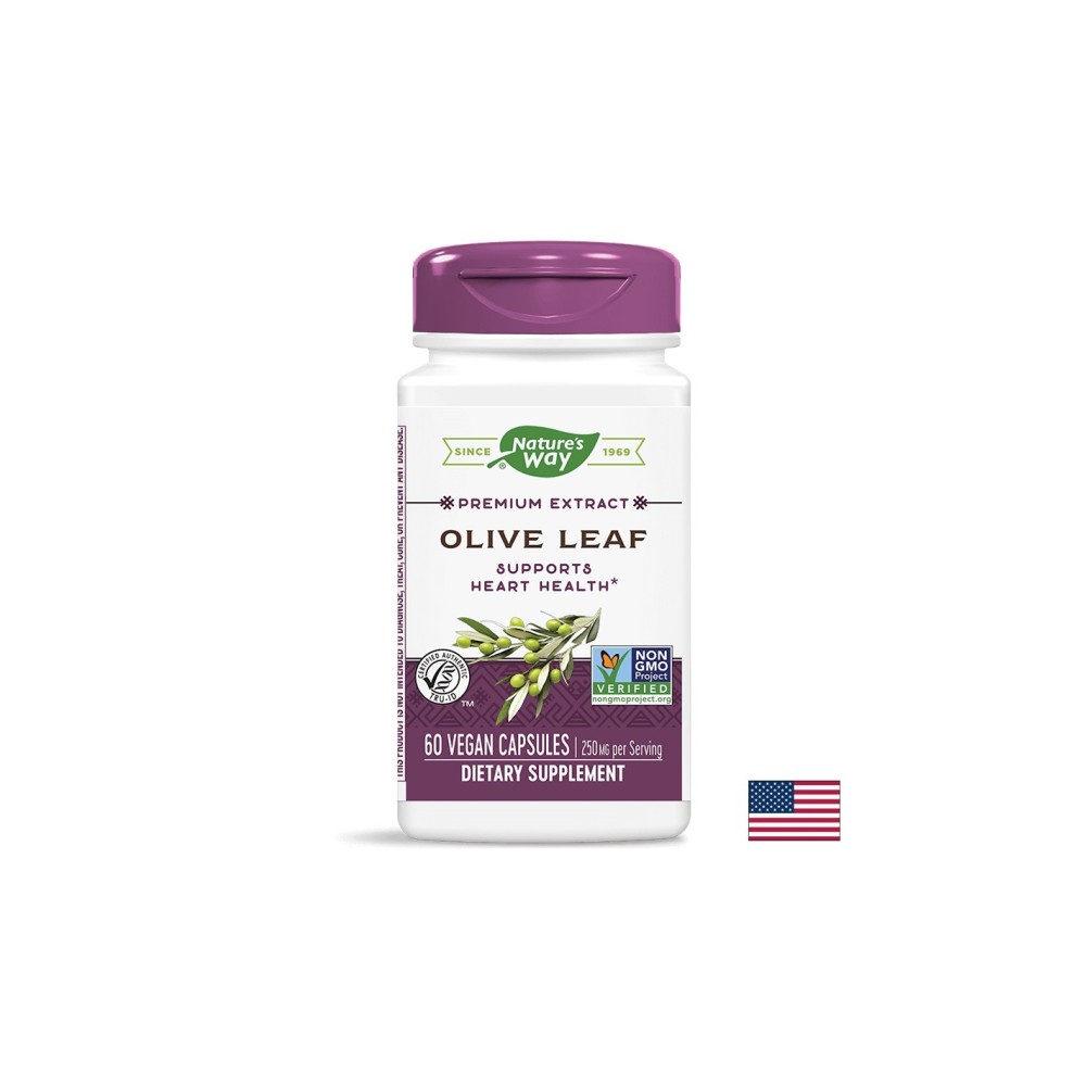 Olive Leaf / Маслина (лист) 430 mg x 60 капсули Nature’s Way