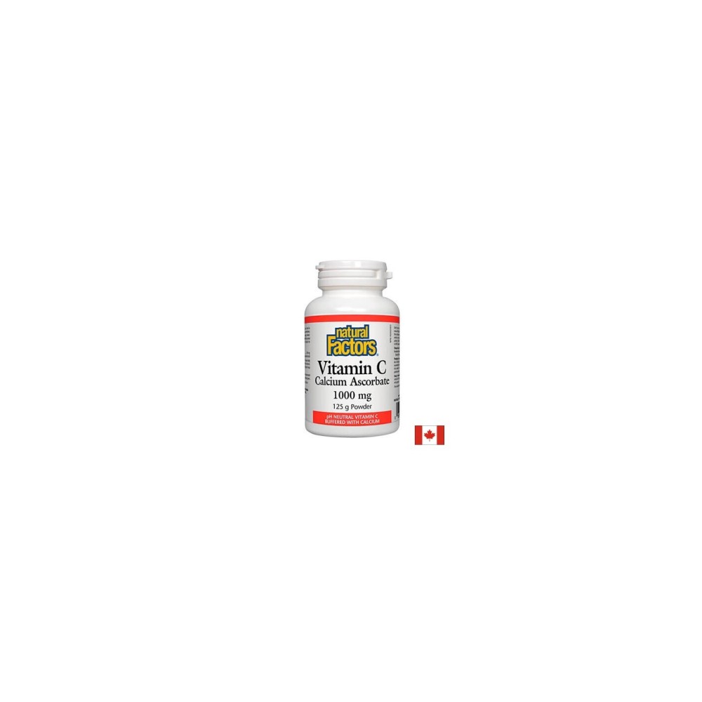 Vitamin C / Витамин С (калциев аскорбат) 1000 mg х 125 g пудра/ 250 дози Natural Factors