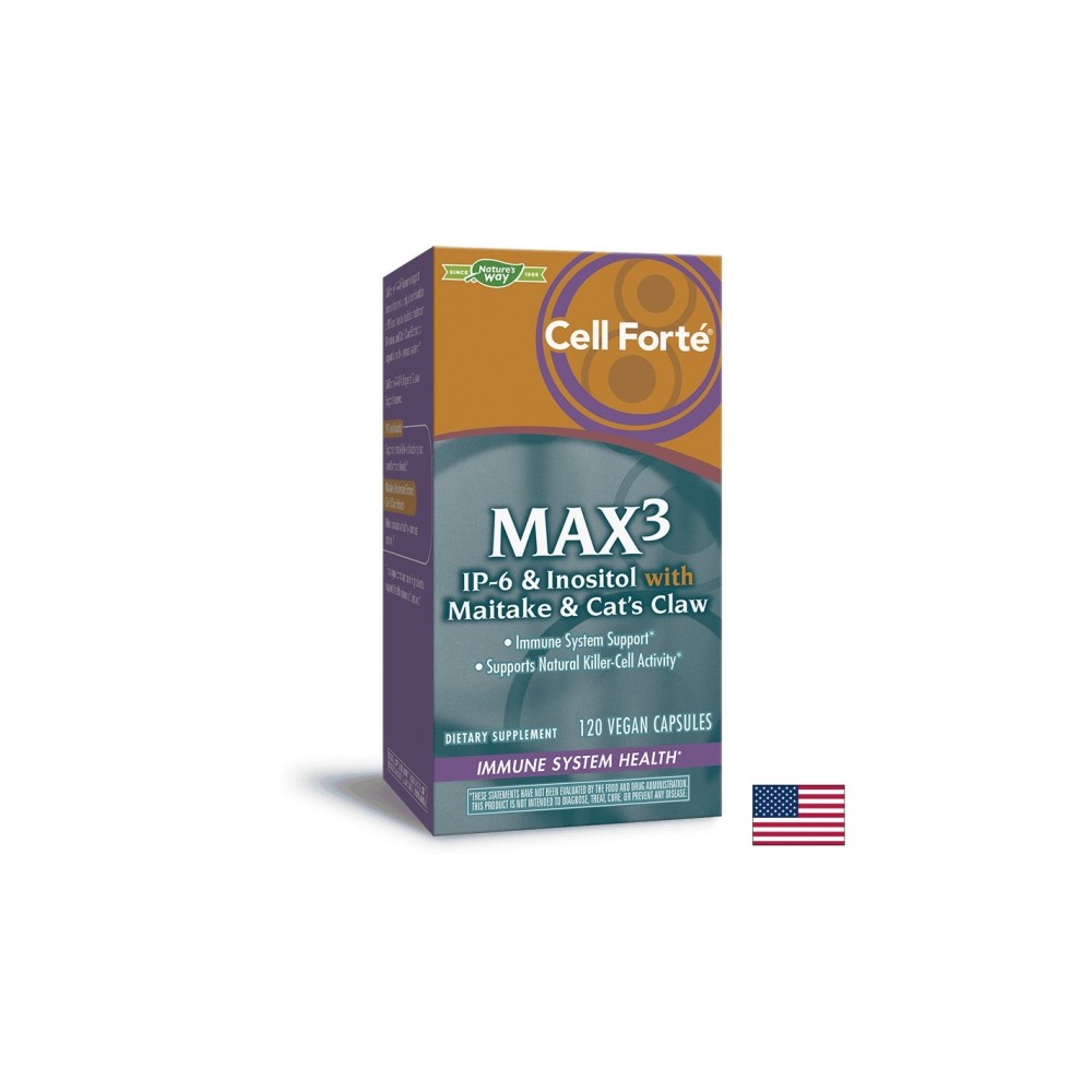 Cell Forté MAX³ (IP-6, инозитол, майтаке и котешки нокът) Nature’s Way Cell Forté MAX³ (IP-6, инозитол, майтаке и котешки нокът) Nature’s Way