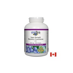 BlueRich® Blueberry Concentrate 36:1/ Синя боровинка супер концентрат 500 mg х 180 софтгел капсули Natural Factors