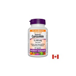 Turmeric Curcumin Extra Strength/ Куркума (куркумин) 500 mg х 60 капсули Webber Naturals