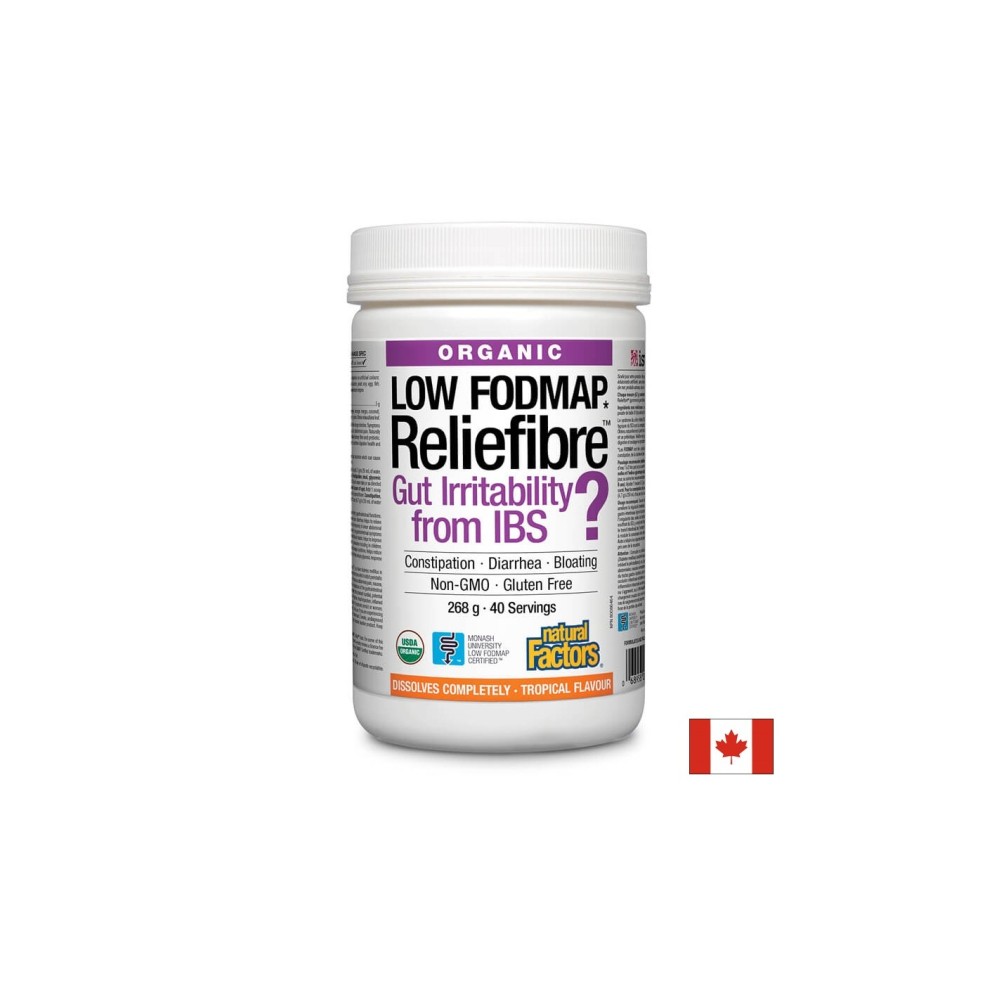 Reliefibre™ /Разтворими диетични фибри 268 g x 40 дози Natural Factors Reliefibre™ /Разтворими диетични фибри 268 g x 40 дози Natural Factors