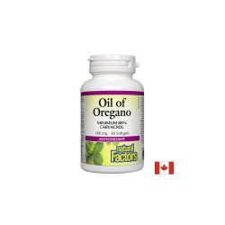 Oil of Oregano Organic/ Риган (масло) 180 mg x 30 софтгел капсули Natural Factors