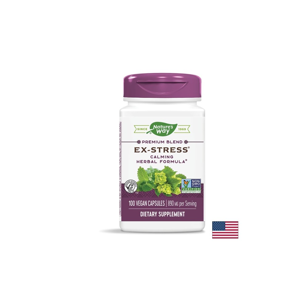 Ex-Stress® / Екс-Стрес®, 100 капсули Nature’s Way Ex-Stress® / Екс-Стрес®, 100 капсули Nature’s Way