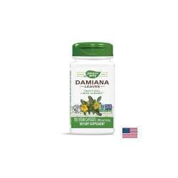 Damiana Leaves/ Дамиана (лист) 400 mg х 100 капсули Nature’s Way