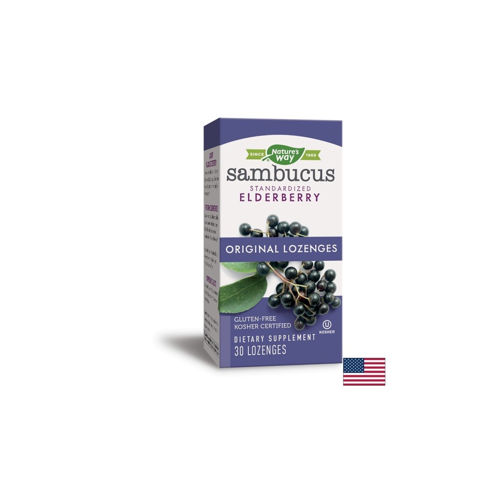 Sambucus Original Lozenges/ Самбукус x 30 таблетки за смучене Nature’s Way Sambucus Original Lozenges/ Самбукус x 30 таблетки за смучене Nature’s Way