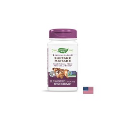 Shiitake Maitake/ Шийтаке и майтаке 250 mg х 60 капсули Nature’s Way
