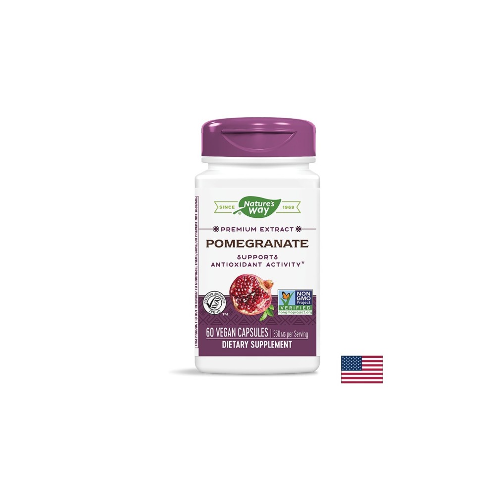 Pomegranate / Нар 350 mg х 60 капсули Nature’s Way Pomegranate / Нар 350 mg х 60 капсули Nature’s Way