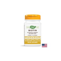 Biotin/ Биотин 1000 mcg x 100 таблетки за смучене Nature’s Way