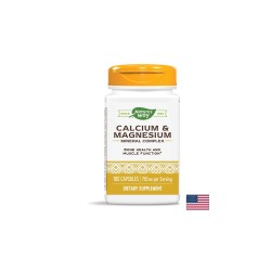 Calcium & Magnesium/ Калций & Магнезий х 100 капсули Nature’s Way