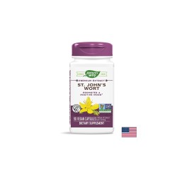 Подобрява настроението - Жълт кантарион премиум екстракт - St. John`s Wort 420 mg, 90 капсули Nature’s Way