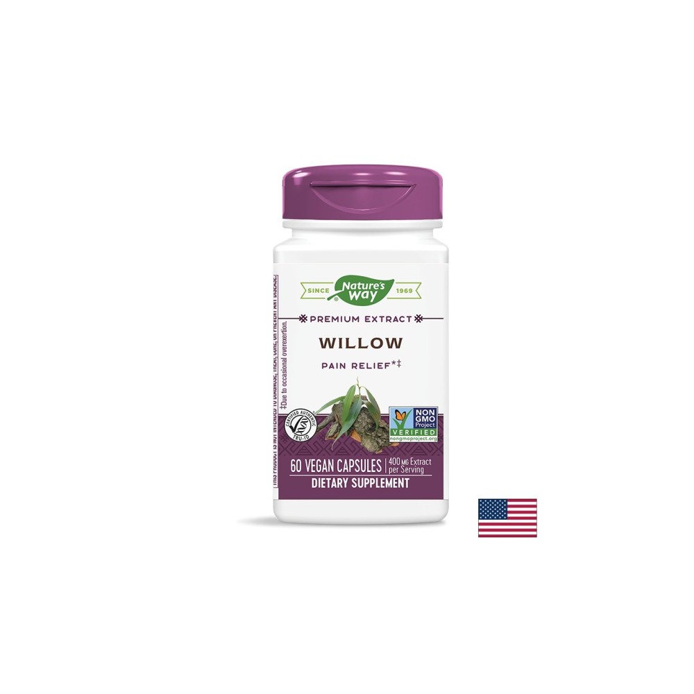 Willow/ Бяла върба 400 mg х 60 капсули Nature’s Way Willow/ Бяла върба 400 mg х 60 капсули Nature’s Way