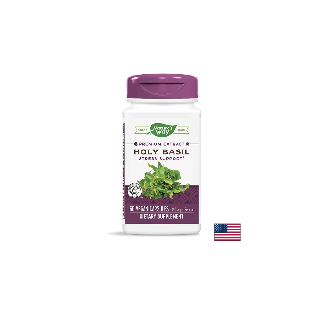 Holy Basil/ Свещен босилек 450 mg х 60 капсули Nature’s Way