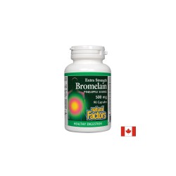 Bromelain/ Бромелаин 500 mg x 90 капсули Natural Factors