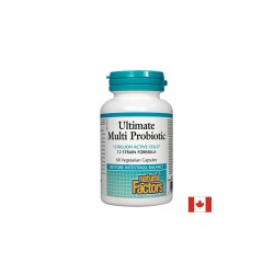 Ultimate Multi Probiotic/ Мулти пробиотик 12 щама, 12 млрд. активни пробиотици х 60 капсули Natural Factors