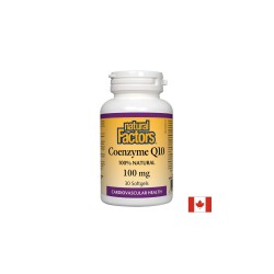Coenzyme Q10 - Коензим Q10 100 mg, 30 софтгел капсули Natural Factors