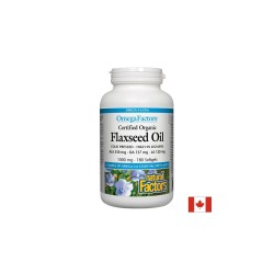 Flaxseed Oil/ Ленено масло 1000 mg х 180 софтгел капсули Natural Factors