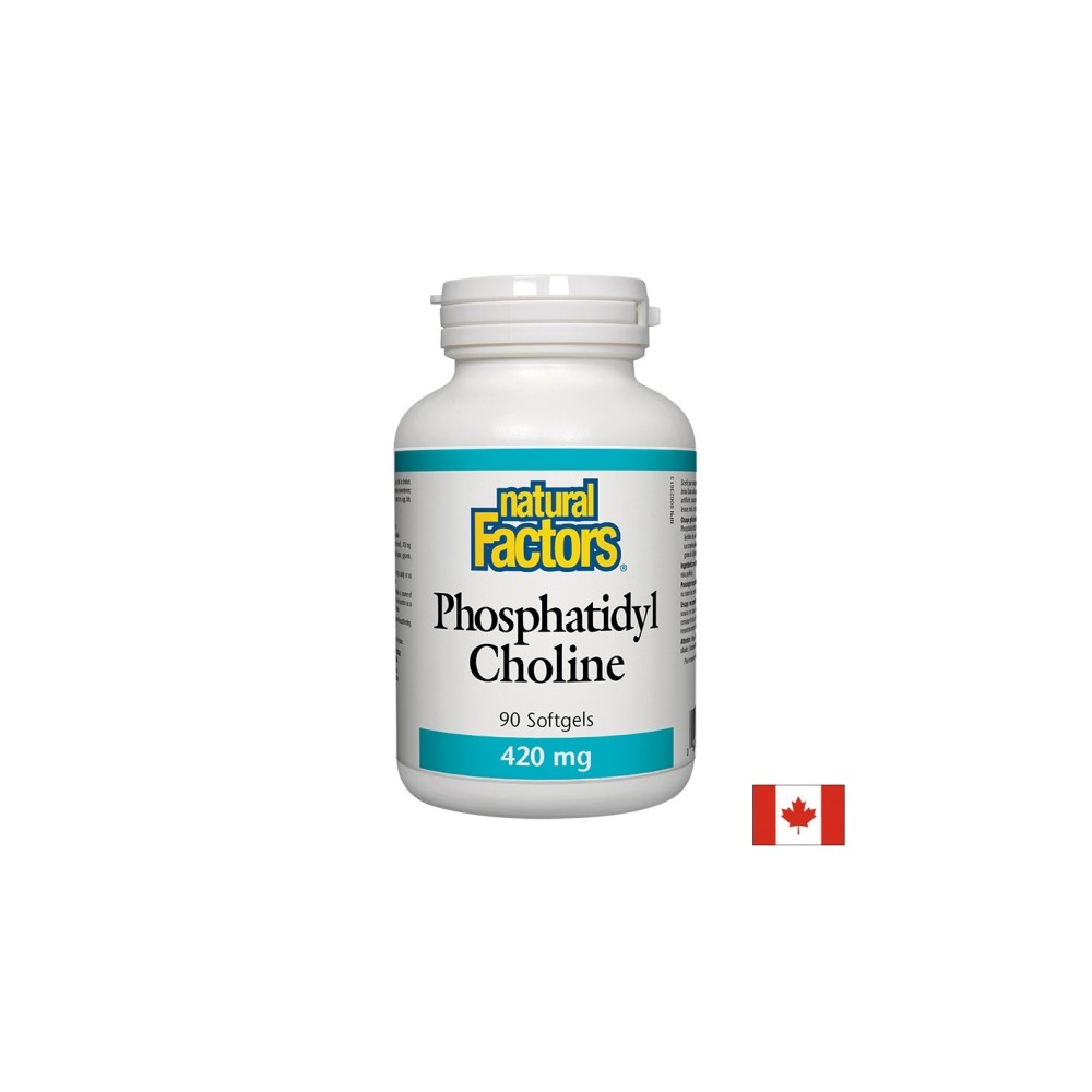 Phosphatidyl Choline/ Фосфатидил Холин 420 mg х 90 софтгел капсули Natural Factors Phosphatidyl Choline/ Фосфатидил Холин 420 mg х 90 софтгел капсули Natural Factors