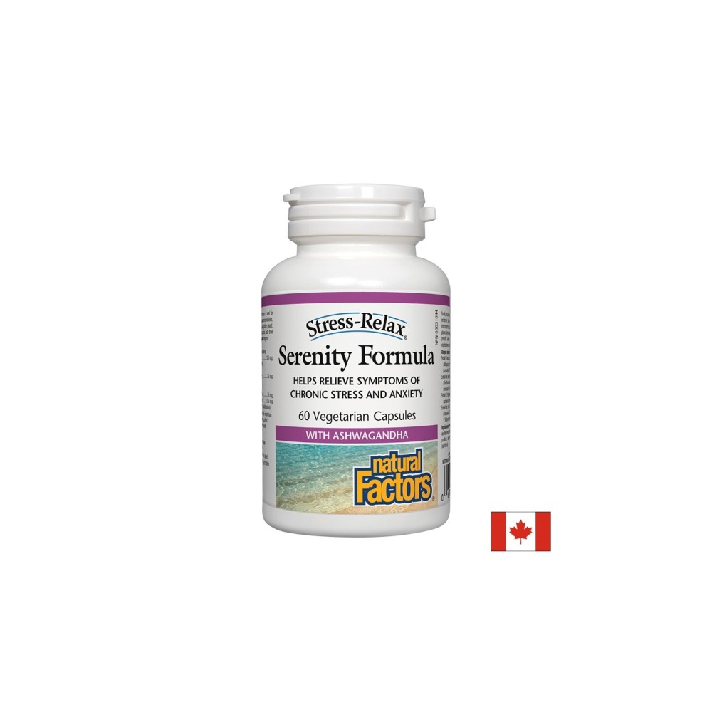 Serenity Formula - Антистрес Формула, 60 капсули Natural Factors Serenity Formula - Антистрес Формула, 60 капсули Natural Factors
