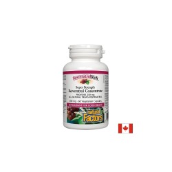 ResveratrolRich® Resveratrol Concentrate/ Ресвератрол супер концентрат 500 mg х 60 капсули Natural Factors